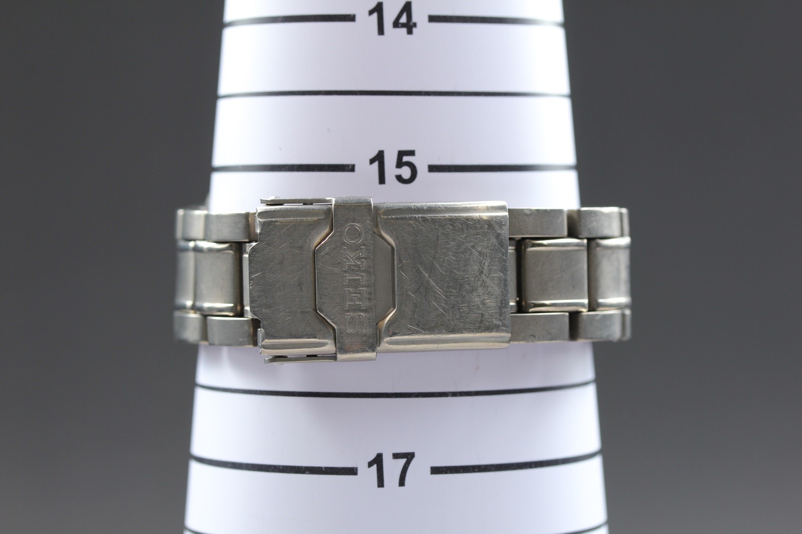 16cm Vintage SEIKO chronograph titanium 200M 7T62-0BZ0 QZ 40mm Men’s Watch JAPAN
