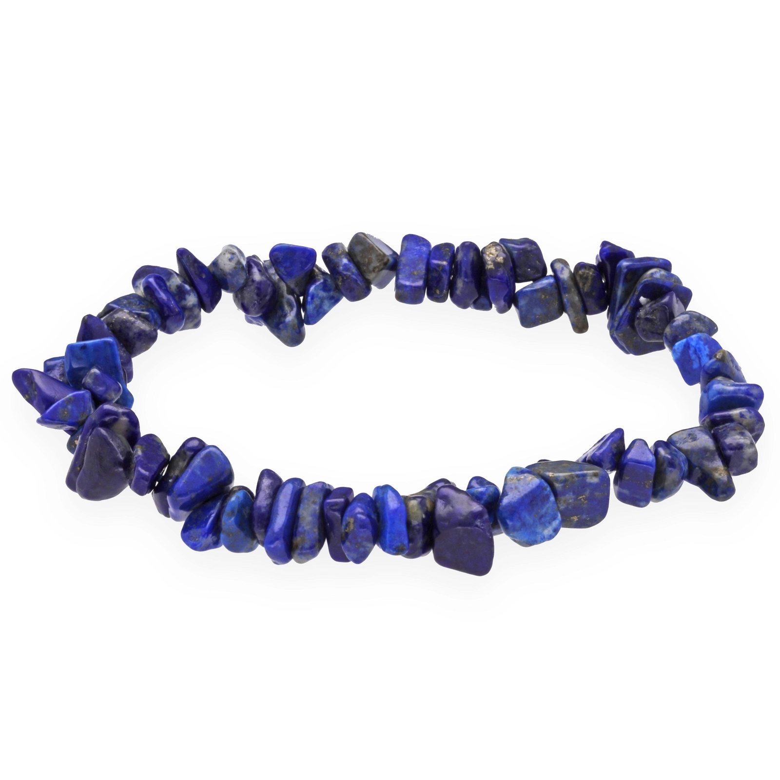 Lapis Lazuli Sliver Bracelet Gemstone Bracelet Stone Bracelet Healing Stone Stretchy