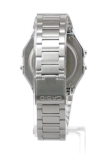 Casio A158WA-1JH Classic Digital Watch Silver Stainless Steel Alarm Japan