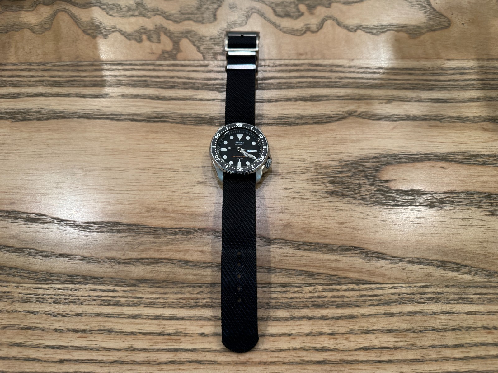Seiko SKX007J Automatic Dive Watch 7S26-0020 Made in Japan Black 200m Diver