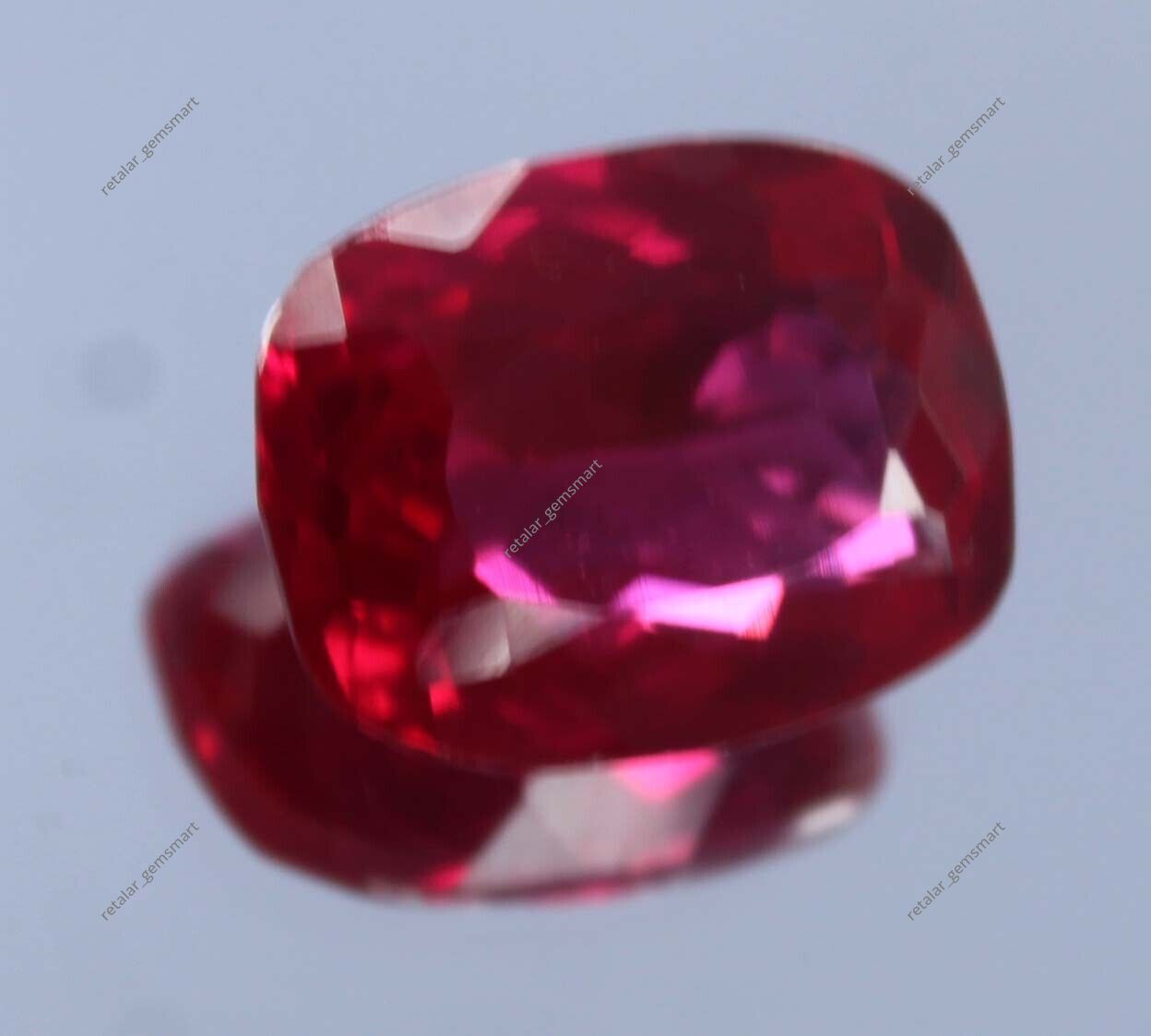 7 Ct Natural Certified BURMA Pigeon Blood Red Ruby Unheated Loose Gemstone Ne