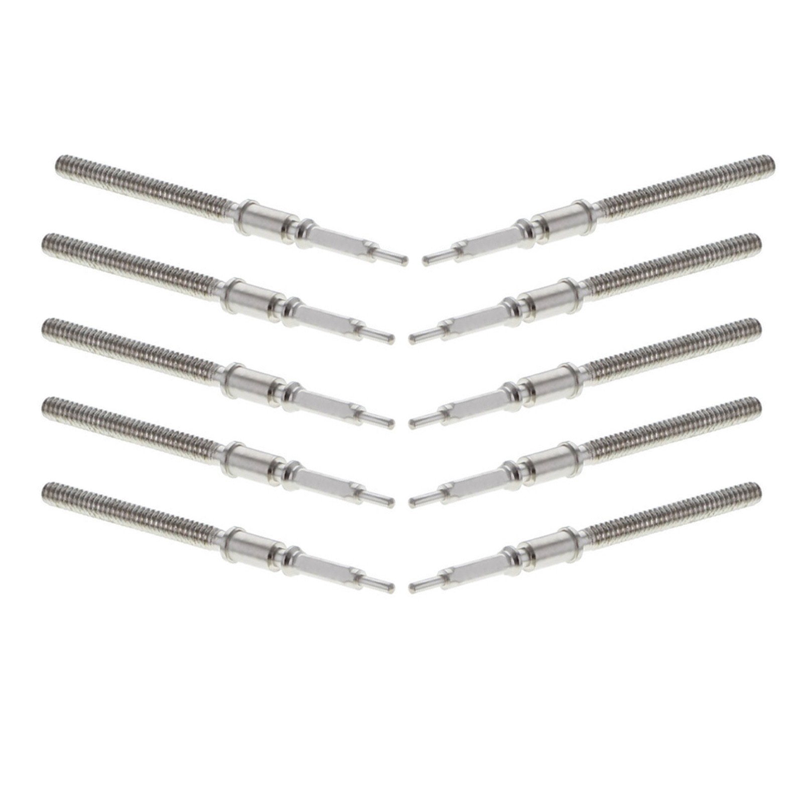 10 Pack Metal Watch Winding Stems For ETA 2824-2 2834-2 2836-2 Watch Movement b