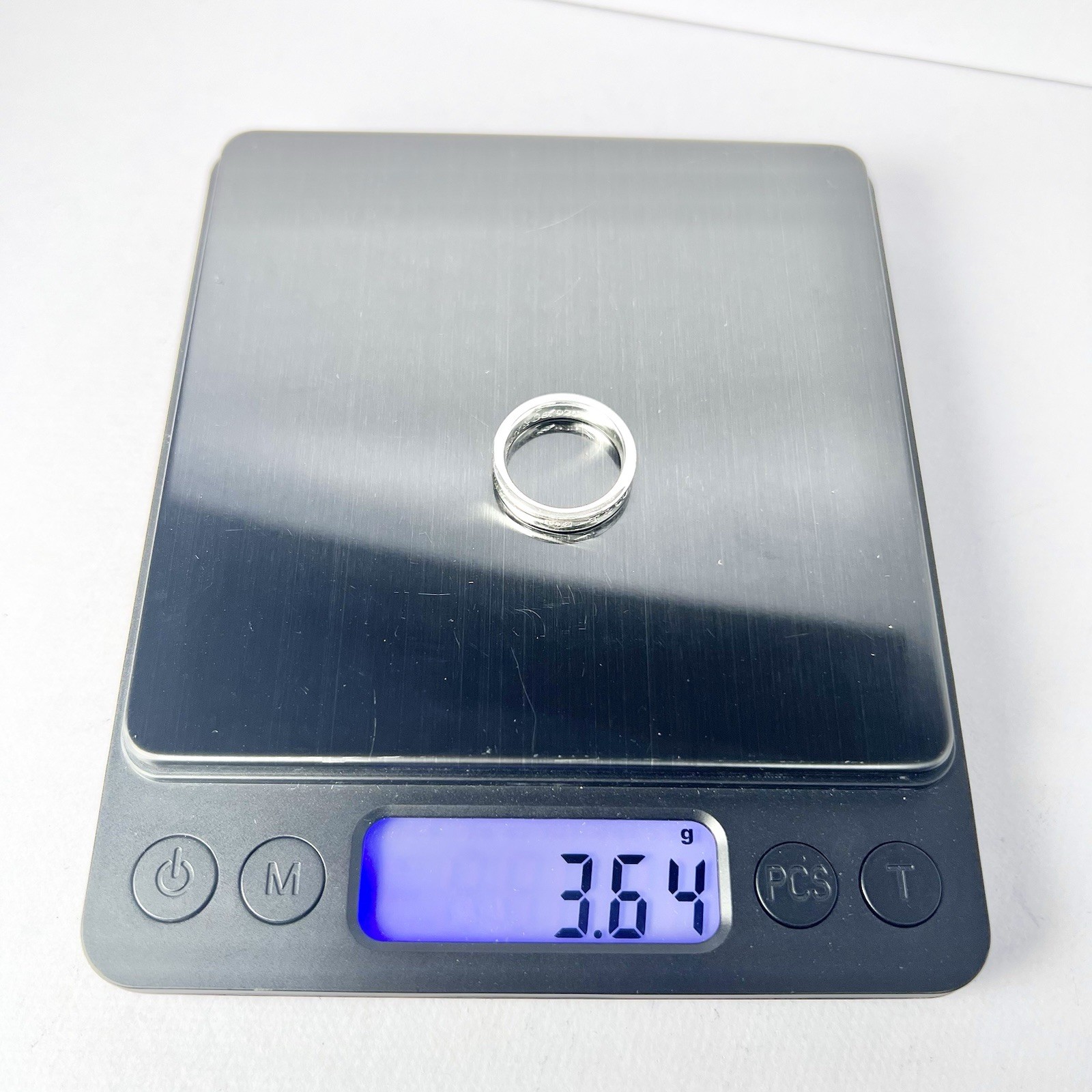 Tiffany & Co. 1837 Narrow Ring US 4.25 – 4.5 Sterling Silver 925 DWQ585