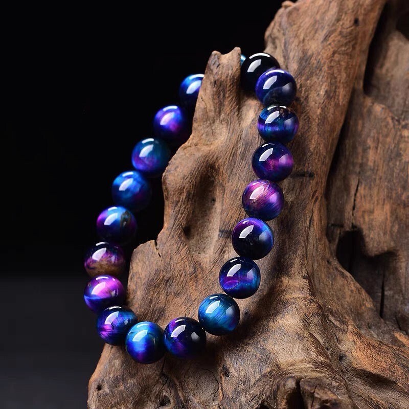 Sugilite 8mm Round Beaded Healing Balance Reiki Women Men stretchy Bracelet Gift