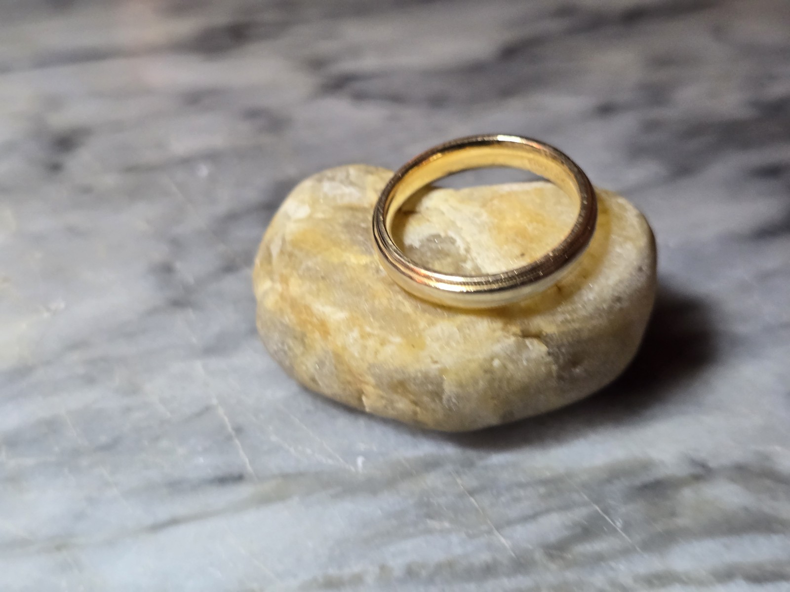 Vintage Tessler & Weiss 14K Yellow Gold Wedding Band Ring 5.59g Double Groove…