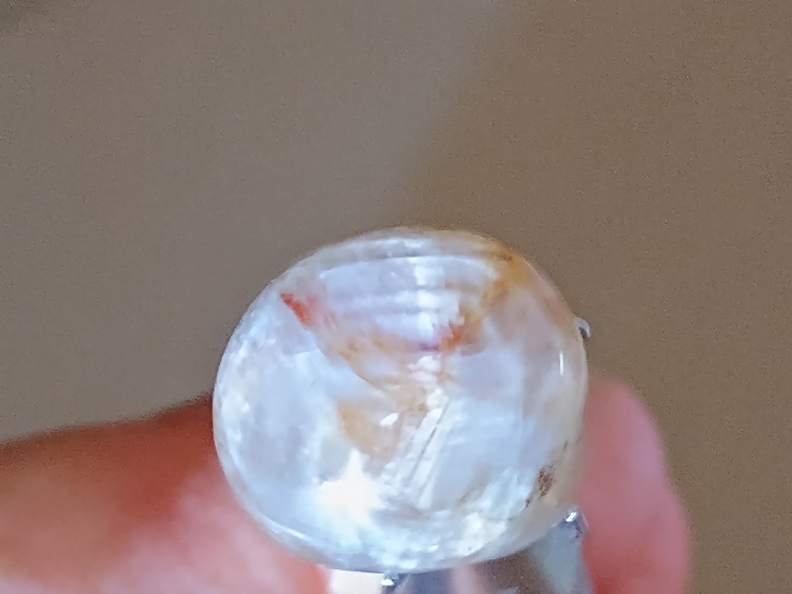 UNTREATED NATURAL PARTIAL STAR SAPPHIRE 13.45 Ct, Size 12.5 X 10.5 X 8.7 MM