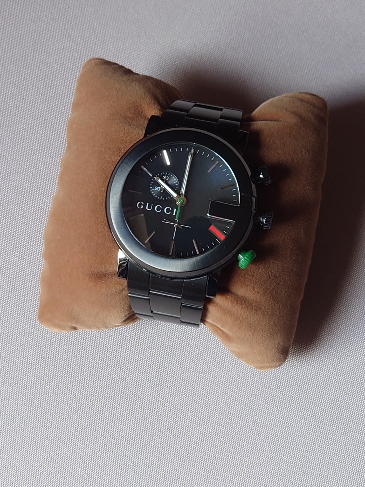 Gucci G‑Chrono YA101331 • Unworn • Serviced 2026 • Full Set • Box & Links • 44mm