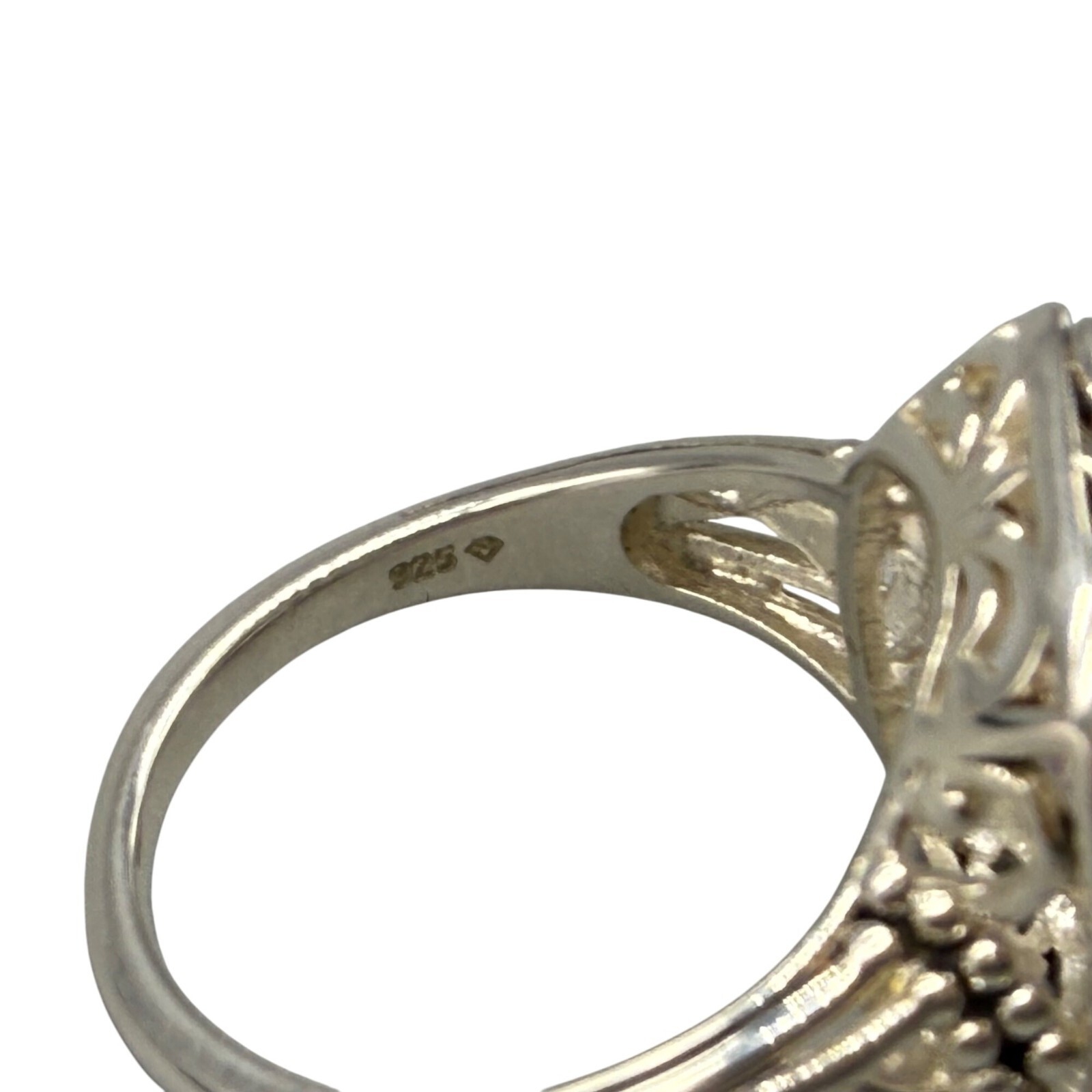 Orvieto Odyssey Sterling Silver 10.00 Ct TGW Cassiopeia Quartz Ring Size 10