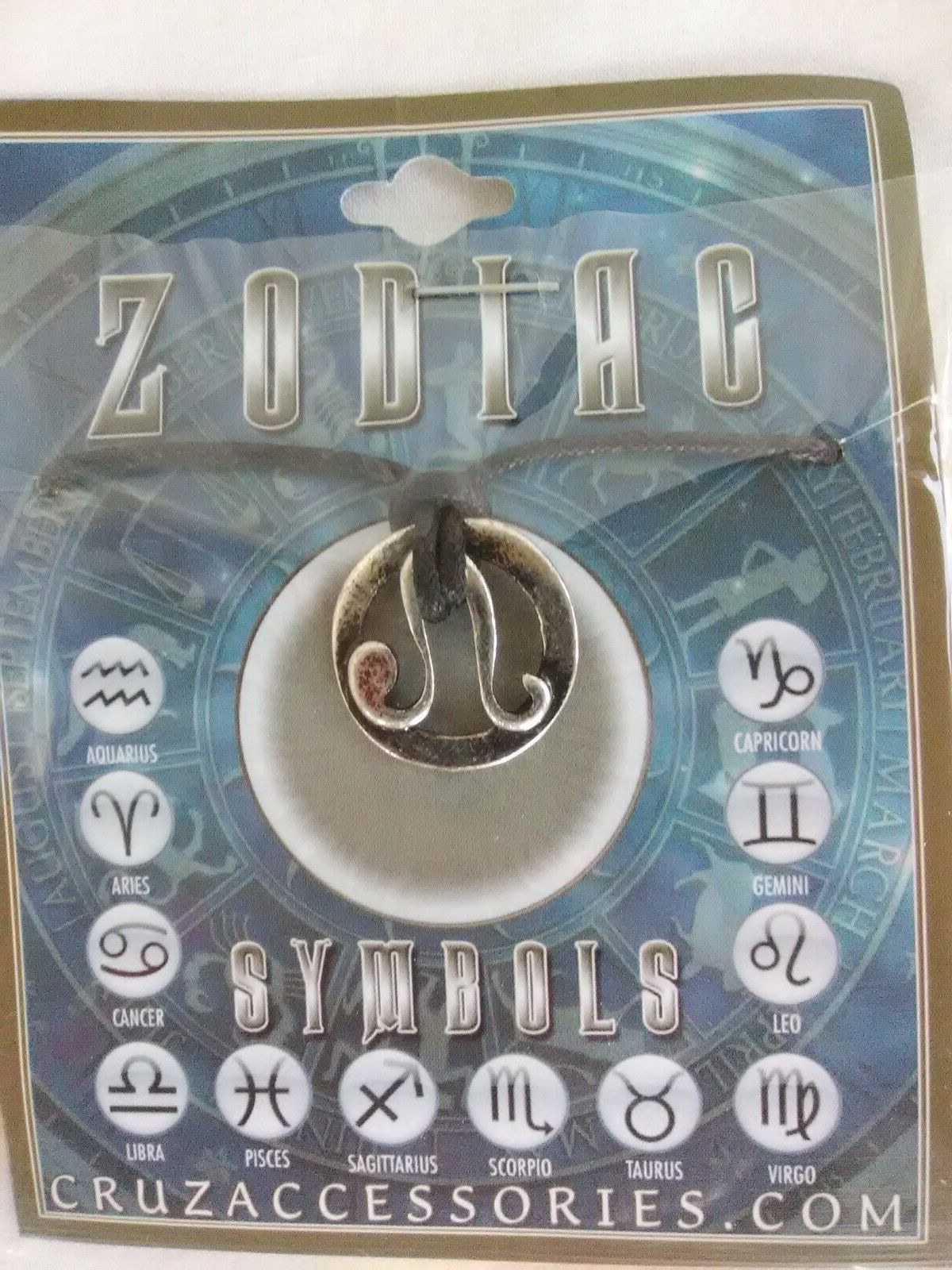 Zodiac Leo Amulet Necklace Women Teen Men 30″ Gift USA Seller New NWT