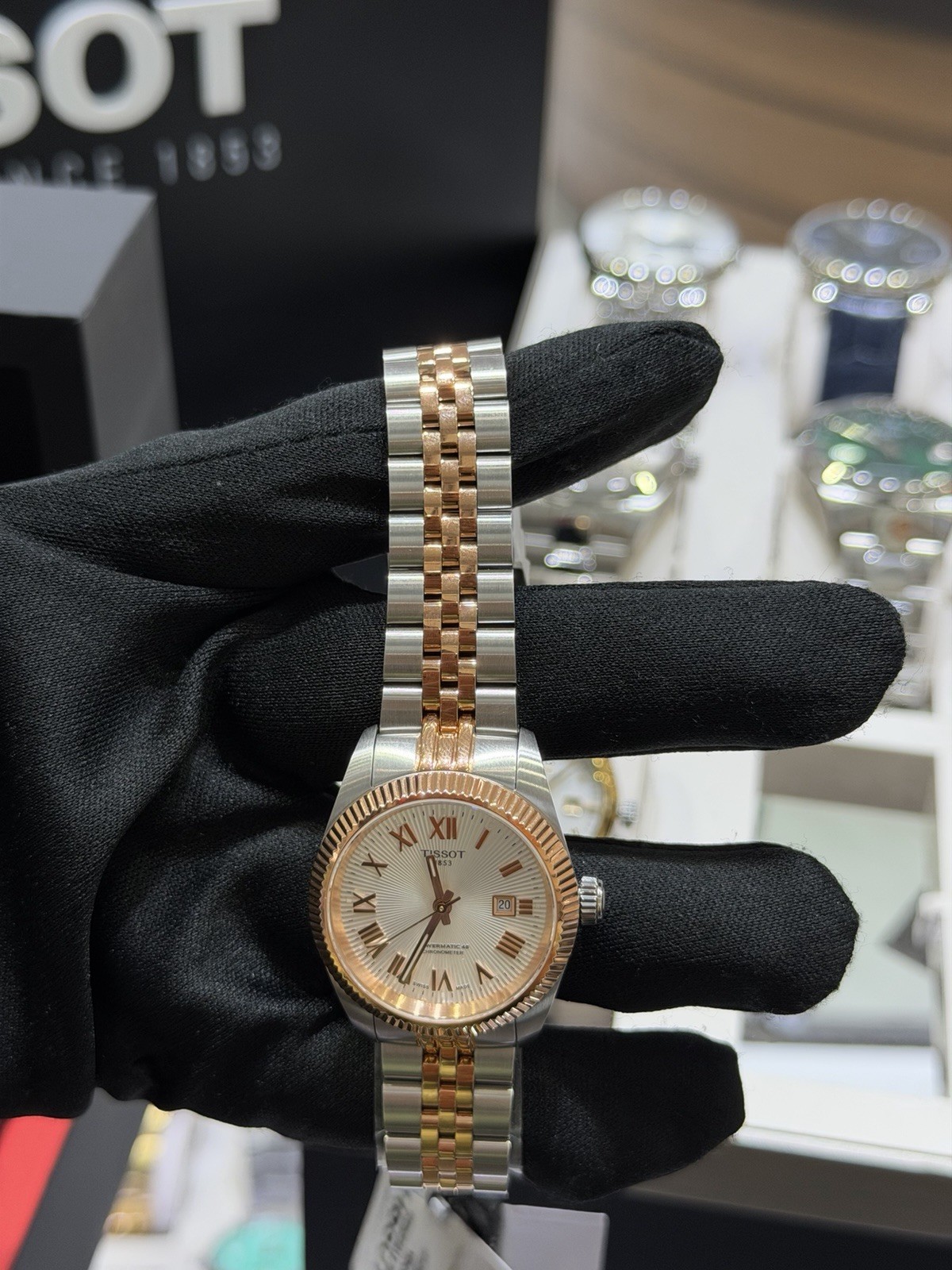 Tissot Ballade 30mm Automatic TT Silver Dial Women’s Watch T156.208.22.033.00