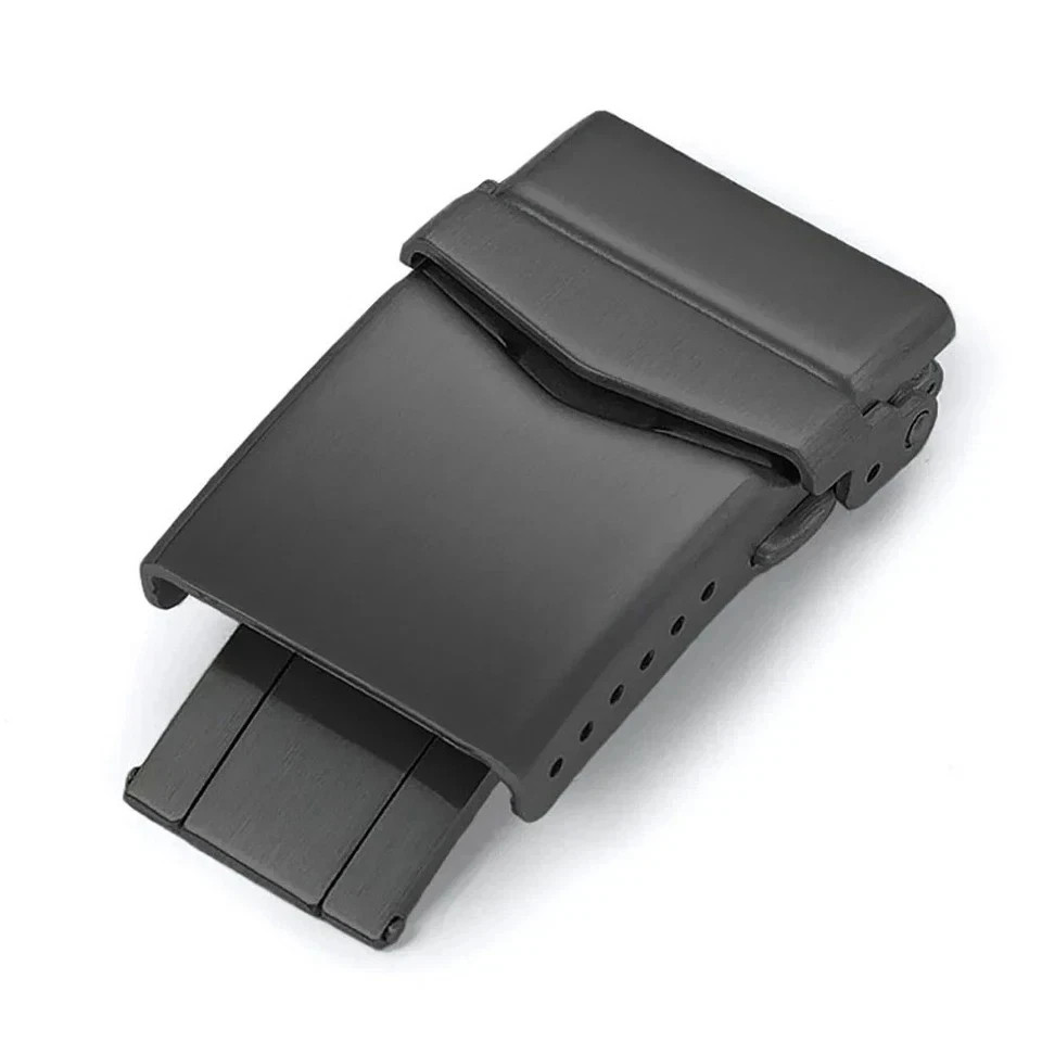 316L Solid Folding Watch Clasp18 20 22mm Stainless Steel Watch Band Buckle
