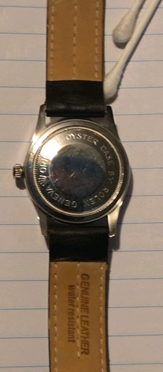 Vintage Tudor Oyster Prince 7967 Automatic Rose Dial Rolex Crown & Caseback Swis