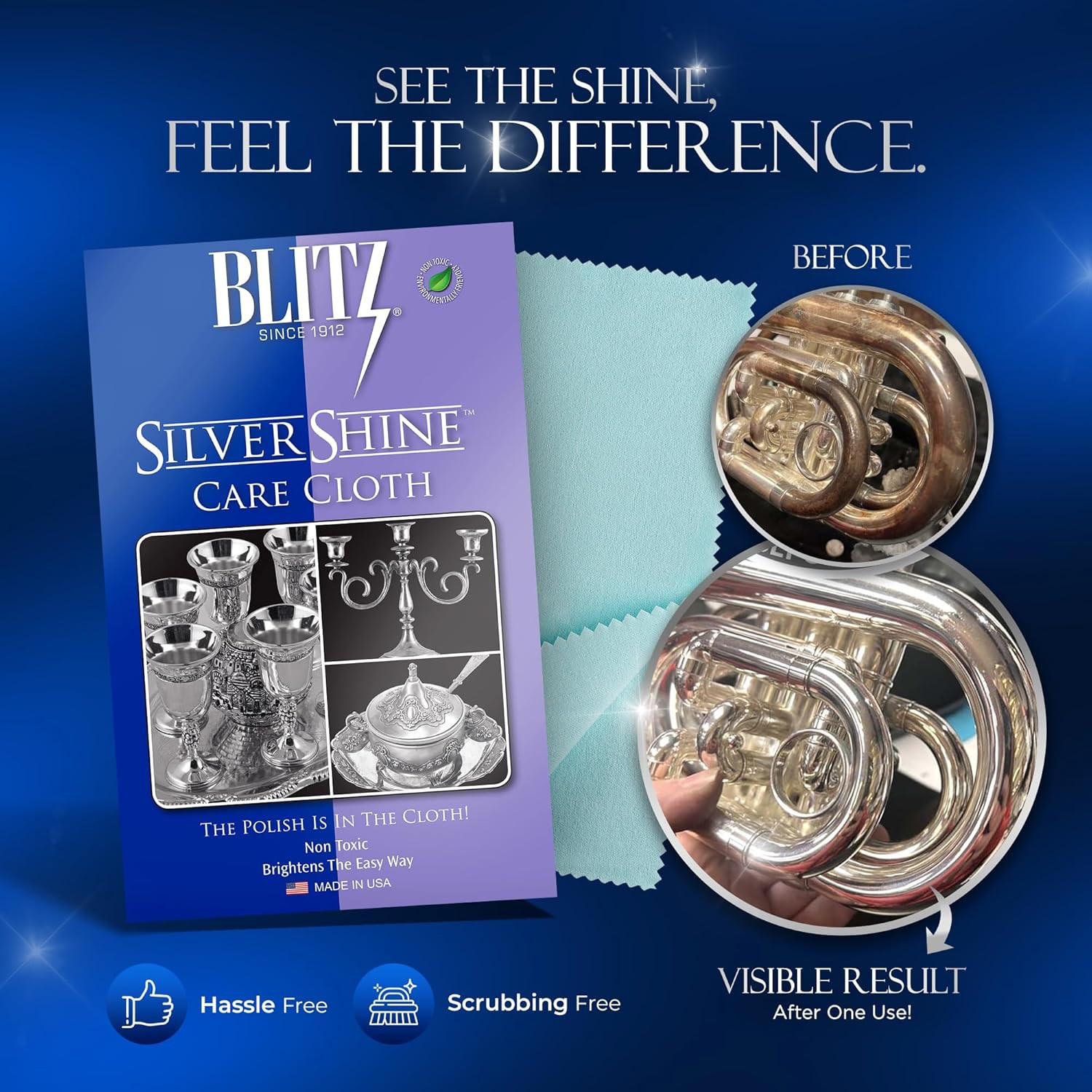 Silver Care Silver Polishing Cloth