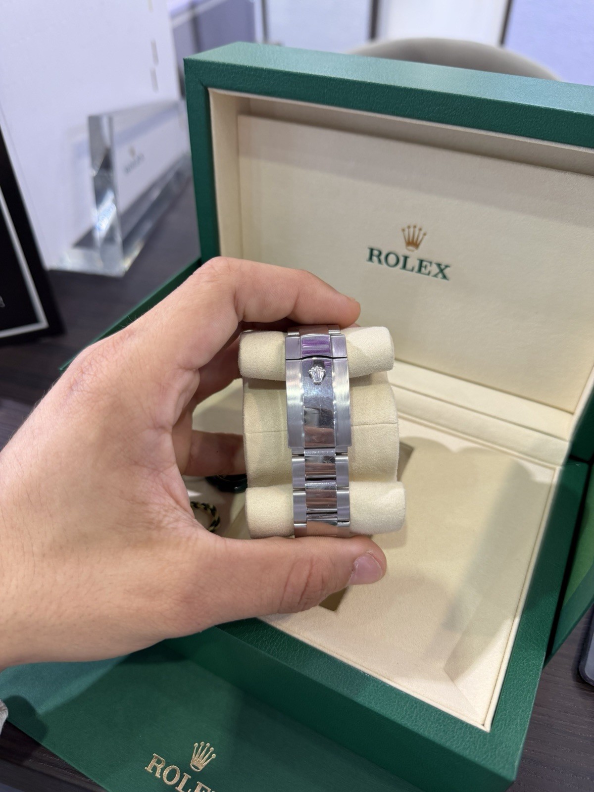 Rolex Sky-Dweller Steel & 18k Gold Bezel Black Dial 42mm FULL SET!! ‘2020 326934