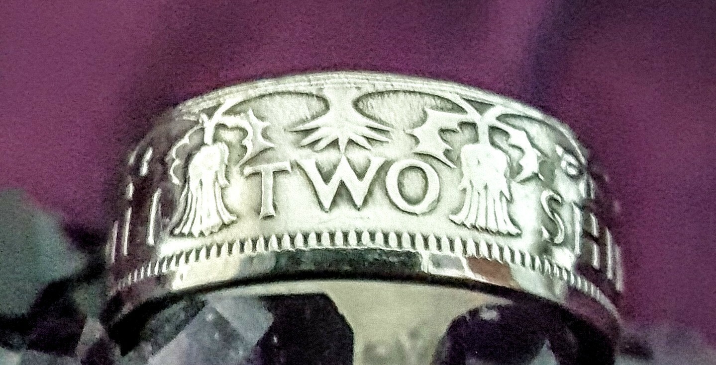 Coin Ring 1953 Coin Ring Size R but can be resized for free