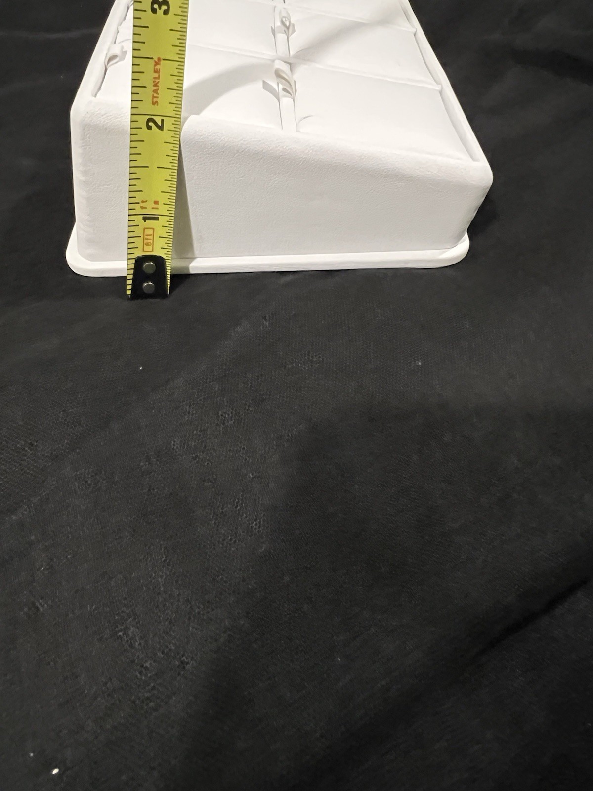 White leather pendant Charm display Tray