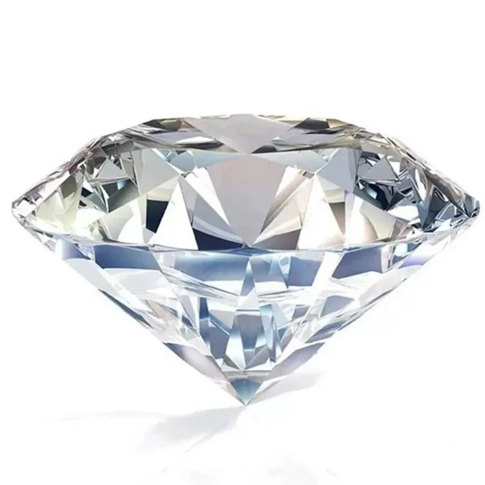 0.5/1/2/3/5ct Moissanite D Color VVS1 Round Loose Real Gem Stone GRA Certified