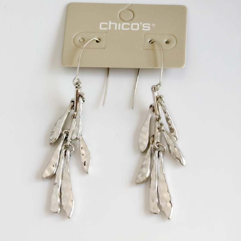 Chicos Cluster Statement Drop Earrings Gift Chic Women Party Vacation Jewelry