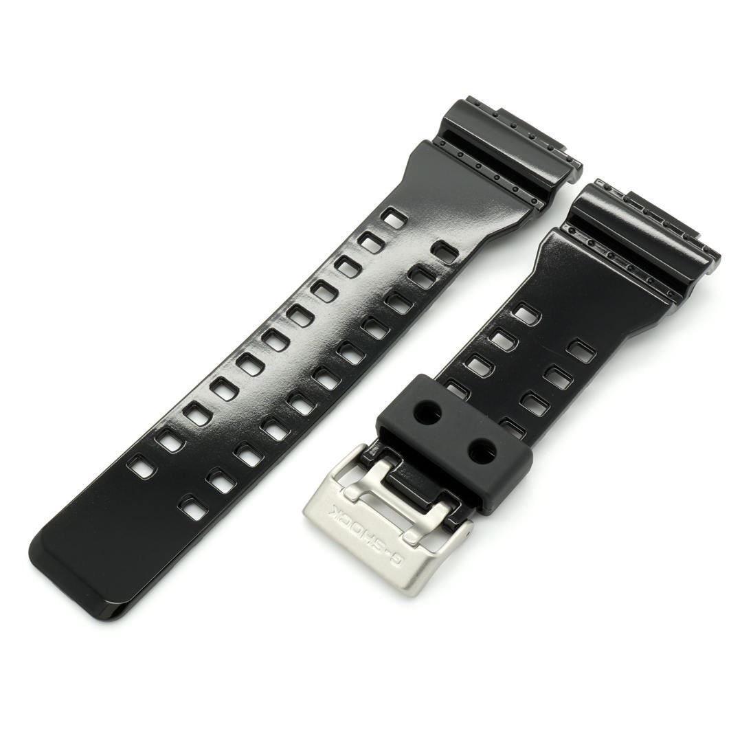 Genuine Casio Gloss Black Band Strap G-Shock G-8900A-1 GA-110B-1A2 GA-110B-1A3