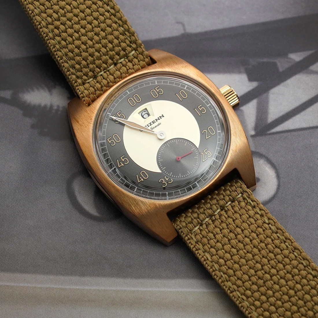 Merkur Jump Hour Watch Military Automatic ST17 Mechanical Vintage 38mm Steel Men