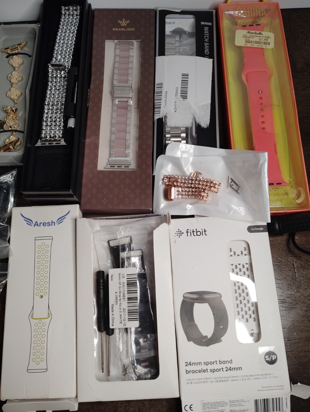 Assorted Watch Bands and Accessories Collection New In Package