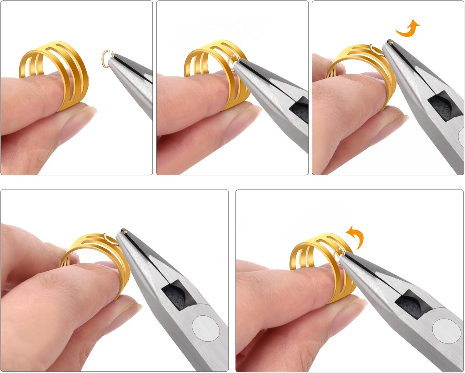 Jewelry Pliers Tool Set 5 Pack Complete Jewelry Making Kit for Crafting Repair