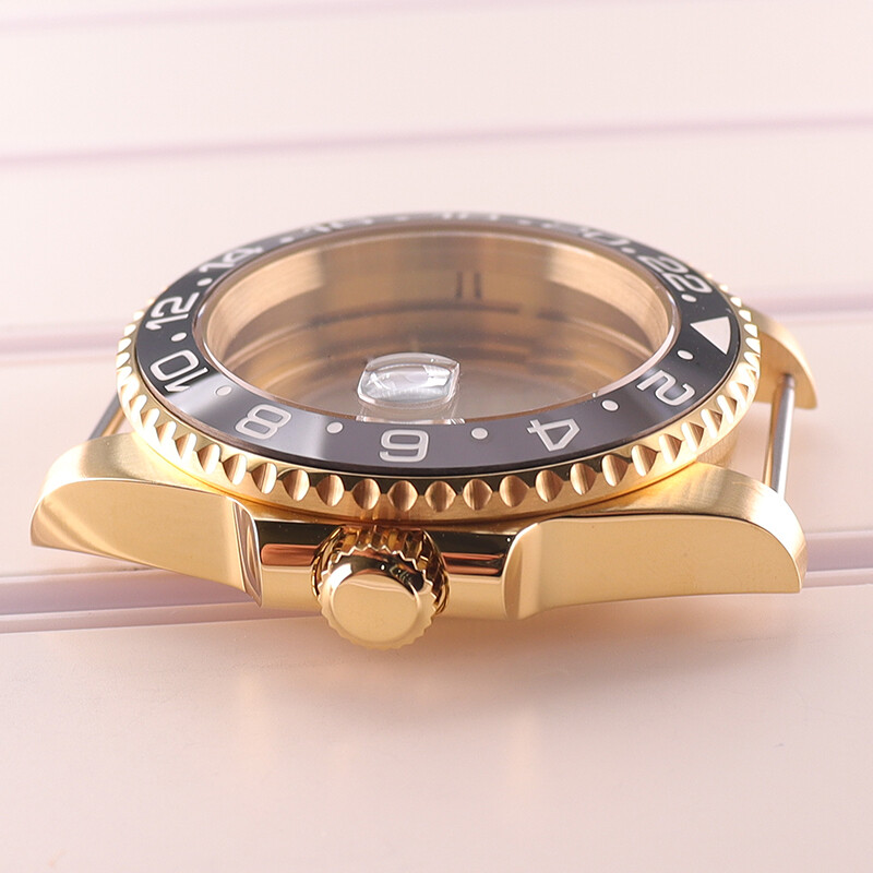 40mm Stainless Watch Case Sapphire Bezel Insert For Seiko NH34 NH35 NH36 ETA2824