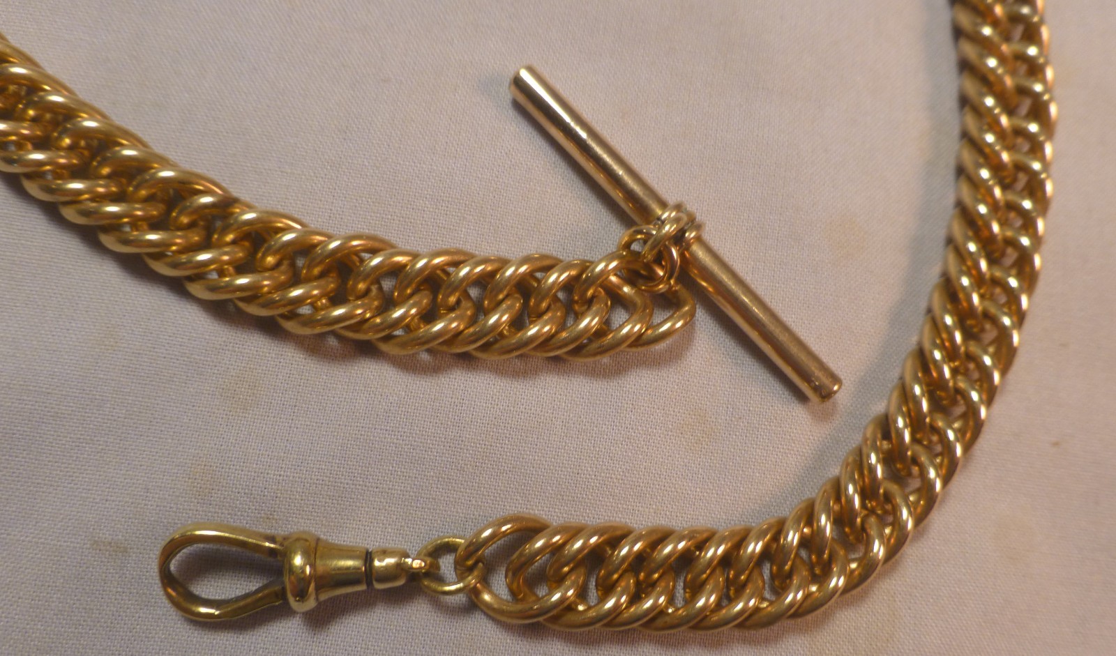 Vintage Very Heavy Pocket Watch Chain – 17″ long & Weighs 67 Grams -BEST OFFER-