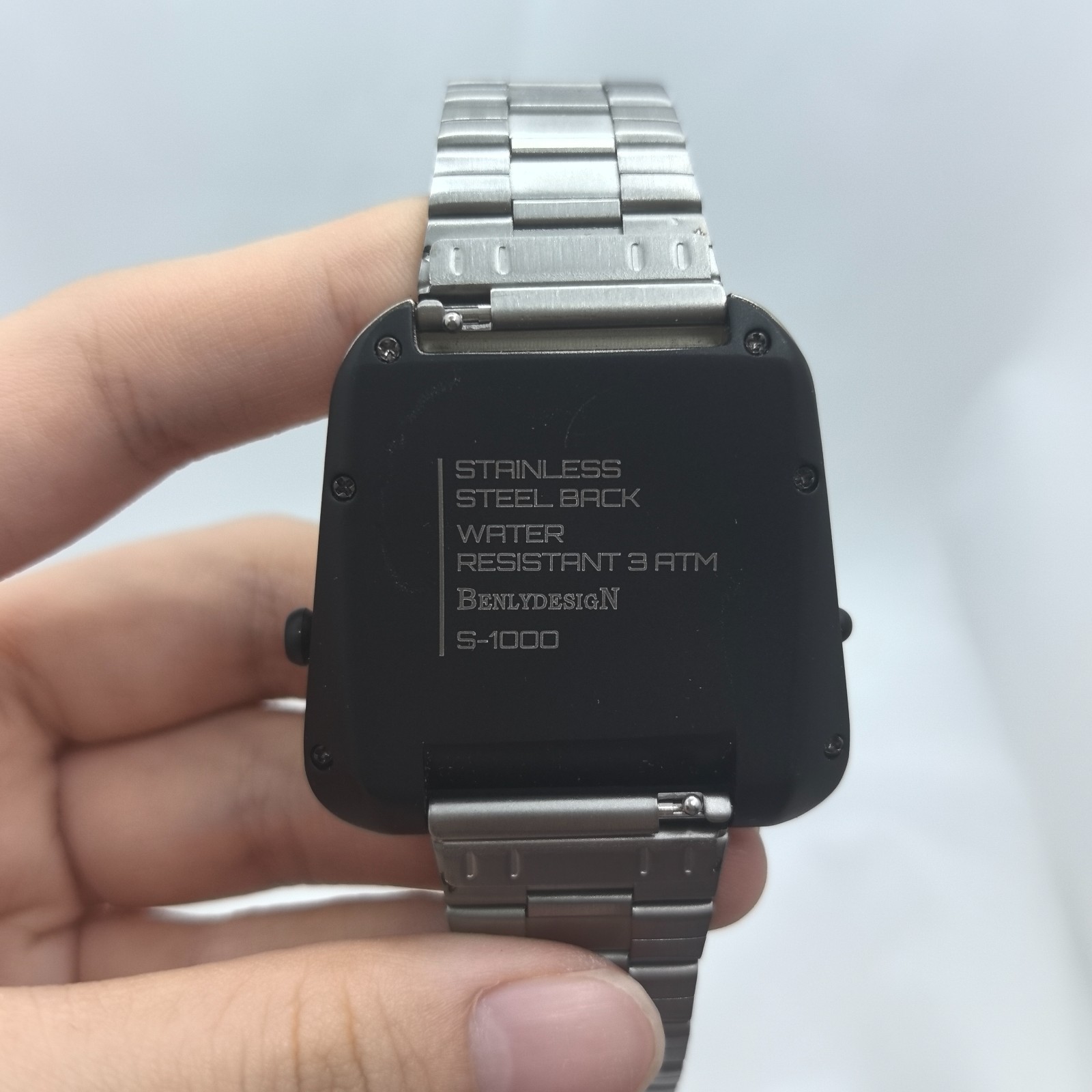 【NEW】benlydesign S1000, OLED, Men Digital watches, Back to 1970s, gift for men