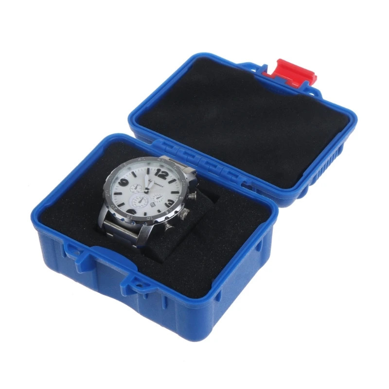 1 Slot Durable Watch Case Portable Plastic Watch Storage Box Waterproof Watch St