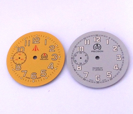 2x O & W MILITARY for ETA 6497 movement. NOS, swiss made
