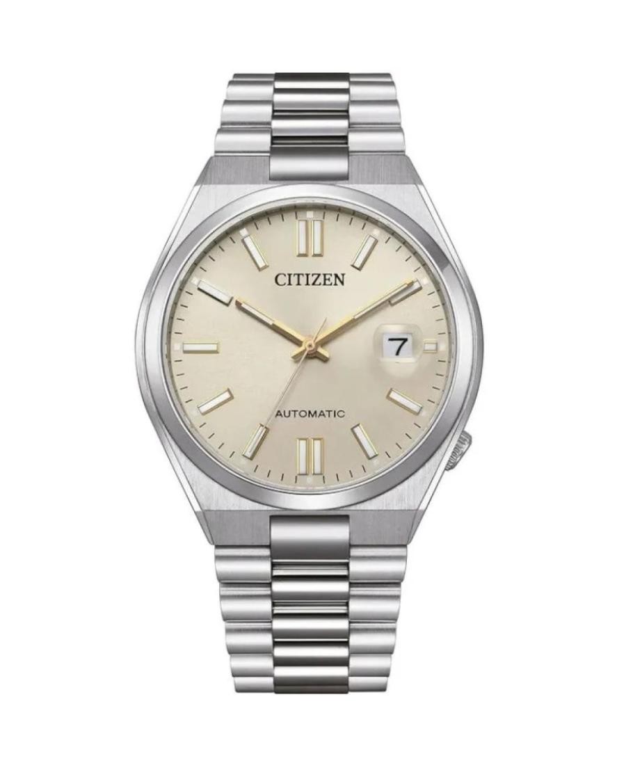 CITIZEN Men Analog Automatic Casual Watch Classic Dress Sand Dial Waterproof Rou