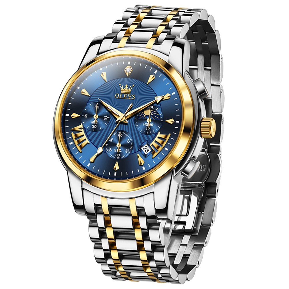 OLEVS 2892 Luminous Multifunctional Male Gift Top Quality Casual Quartz Watch
