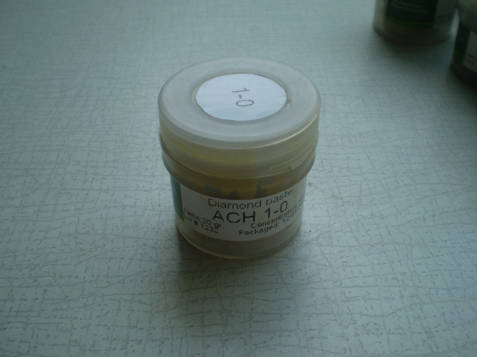 9 x 40 gr. Diamond polishing paste, diamond lapping compound 1/0 – 40/28 µ