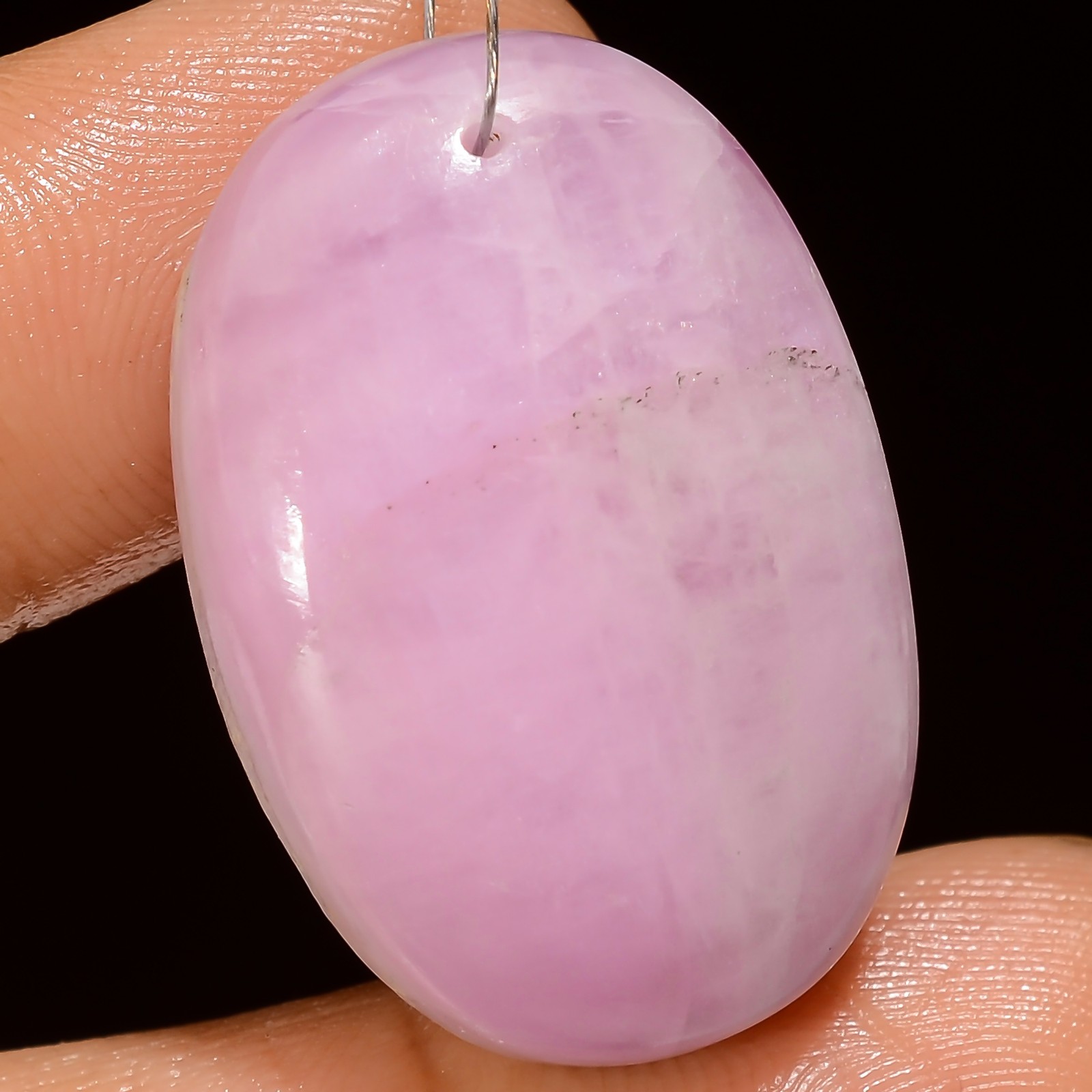 Natural Pink Kunzite Oval Cabochon Drilled Gemstone 50.5 Ct. 28X19X8 mm A-28620