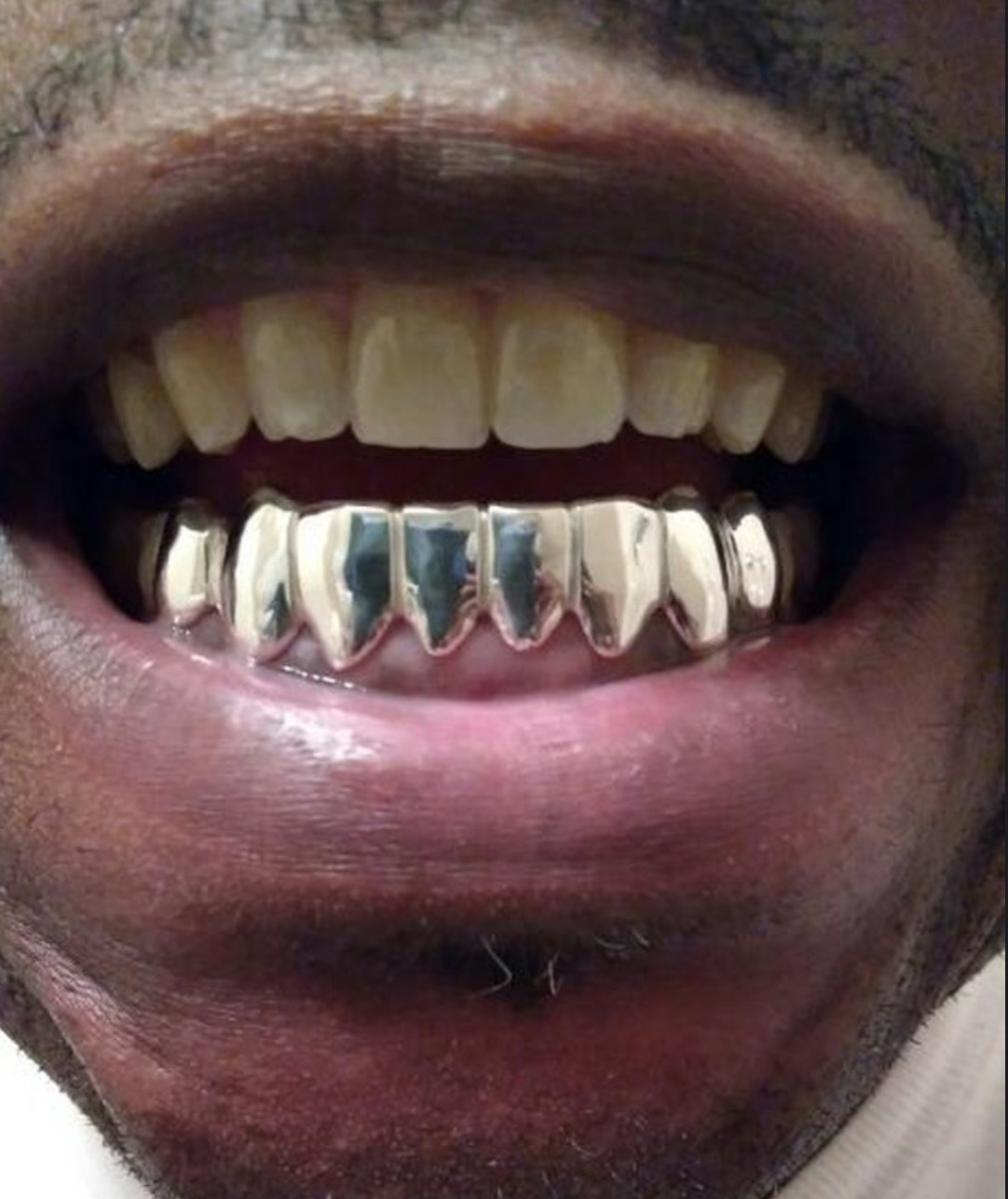 925 Sterling Silver Custom fit Handmade Grillz Plain Silver teeth REAL Grill
