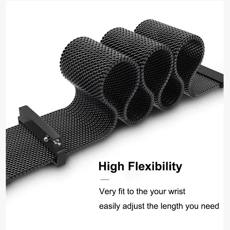 Milanese Loop Strap Watch Band + PC Case For Samsung Galaxy Watch 8 / 8 Classic