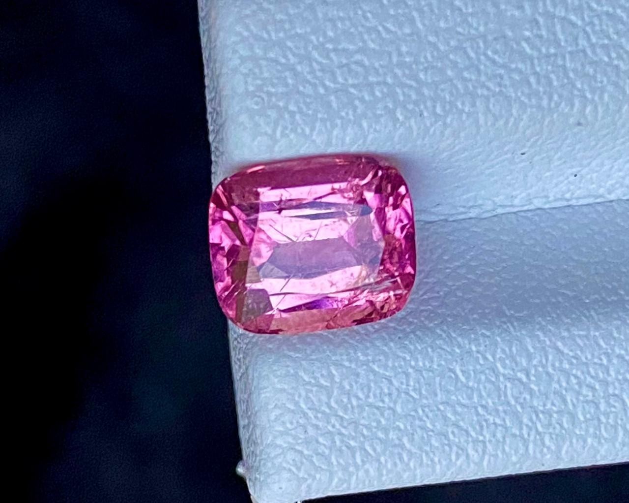2.35 Carats Natural Pink Tourmaline Losse Gemstone From Afghanistan