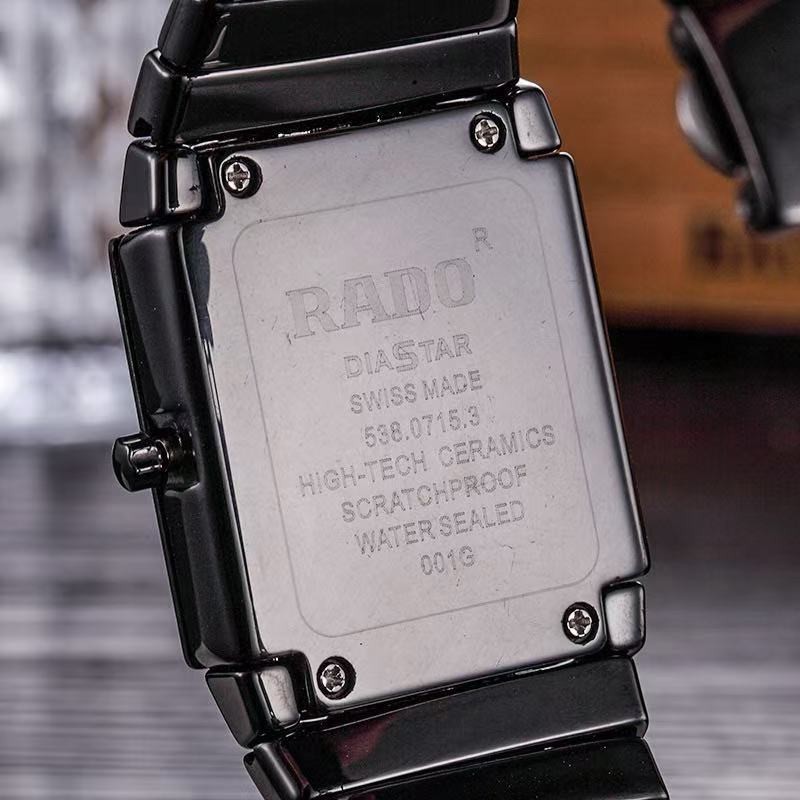 New Rado Sintra Black Ceramic Men Quartz Ceramic Watch 31MM FREE SHIPPING