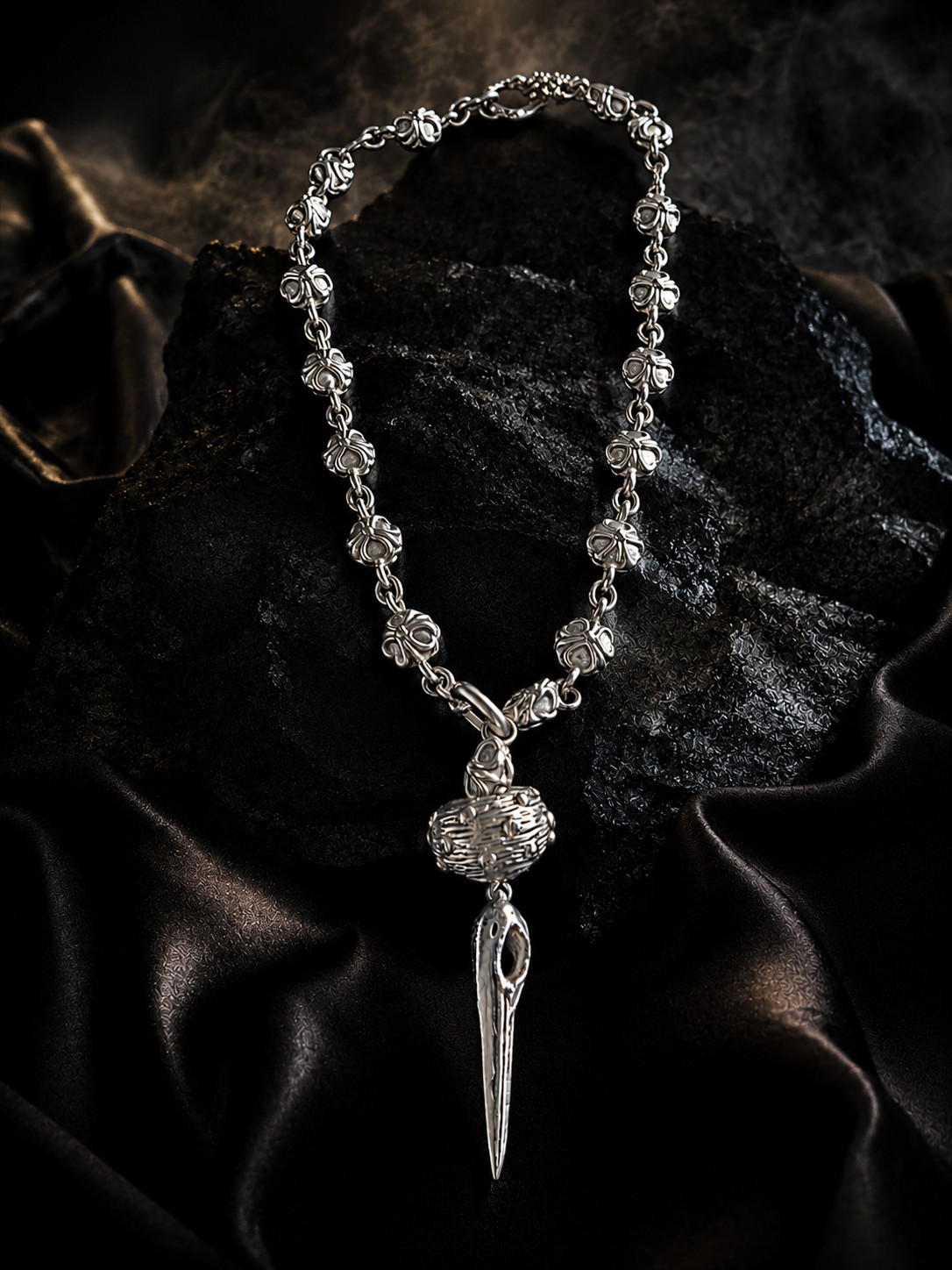 210g Heavy Sterling Silver Gothic Museum Grade Statement Investment Piece Estate