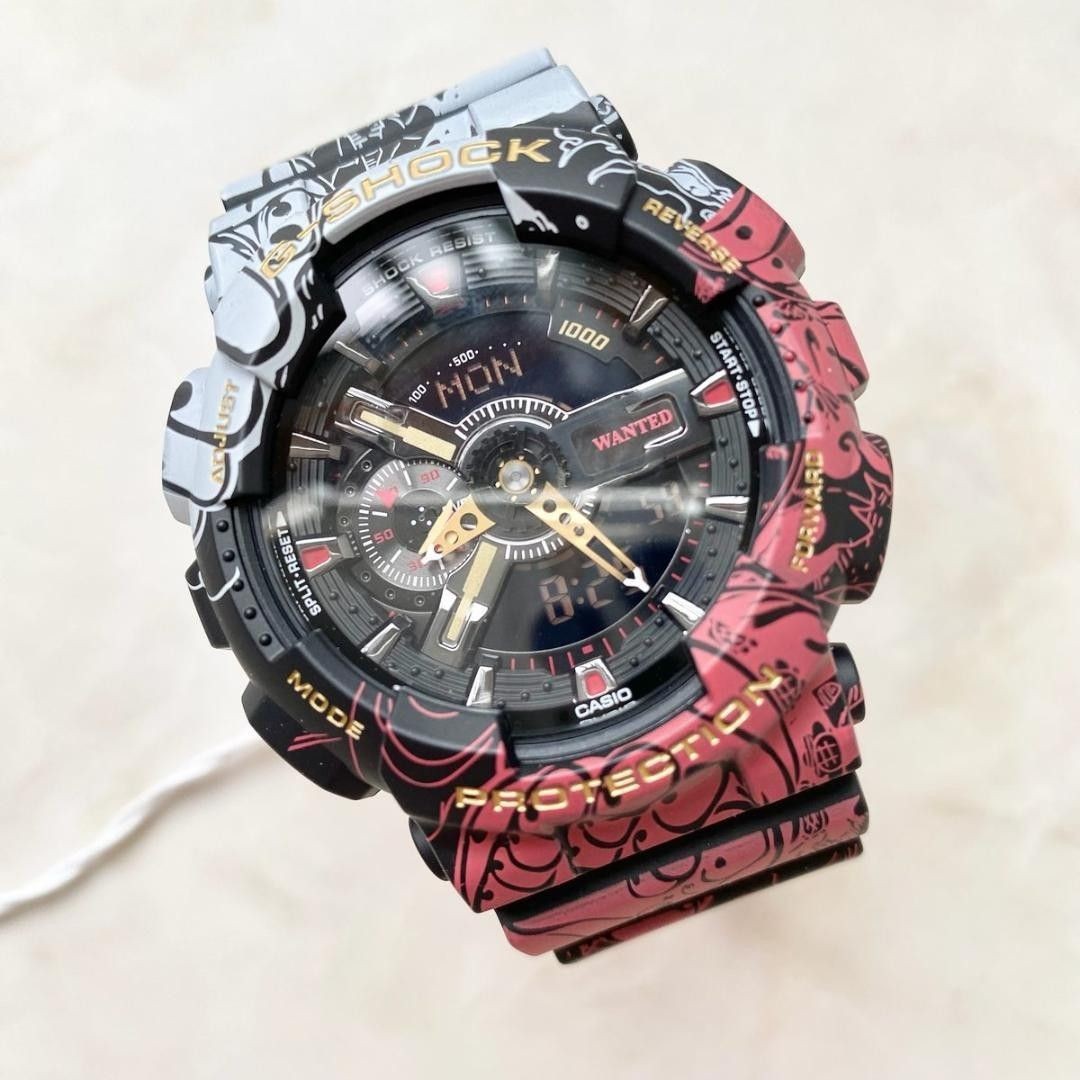 [B1P] CASIO G SHOCK GA 110JOP One Piece Luffy Collaboration Watch [q8m]