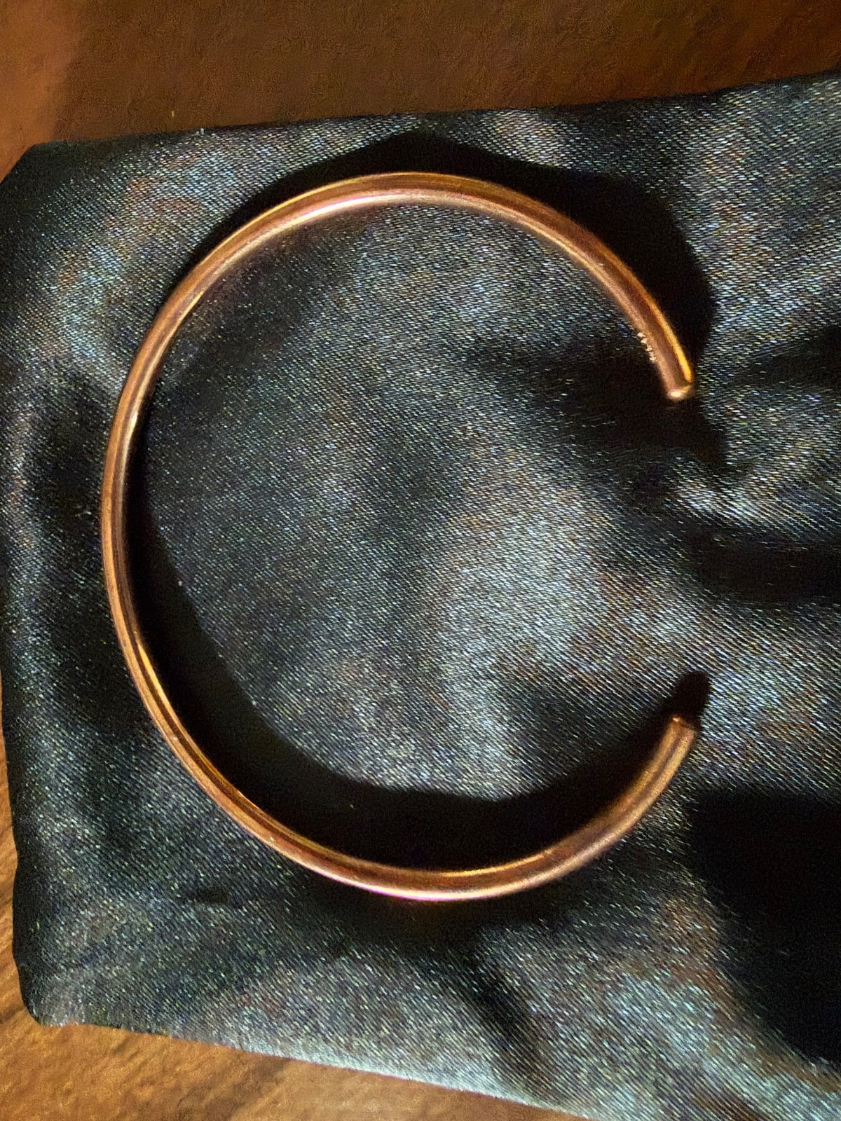 trollbeads copper bangle bracelet. Size Medium.