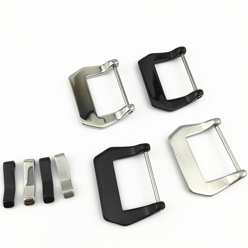 For Panerai Premium Stainless Steel Clasp Brushed Pin Buckle16 18 20 22 24 26mm