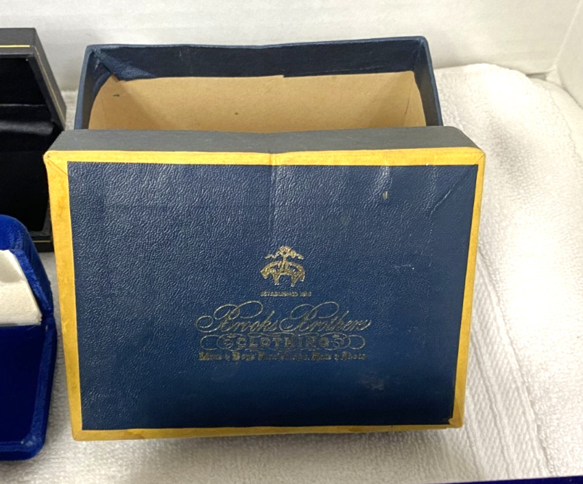 17 Vintage Jewelry Presentation Gift Boxes Ring Bracelet Watch Mixed Sizes