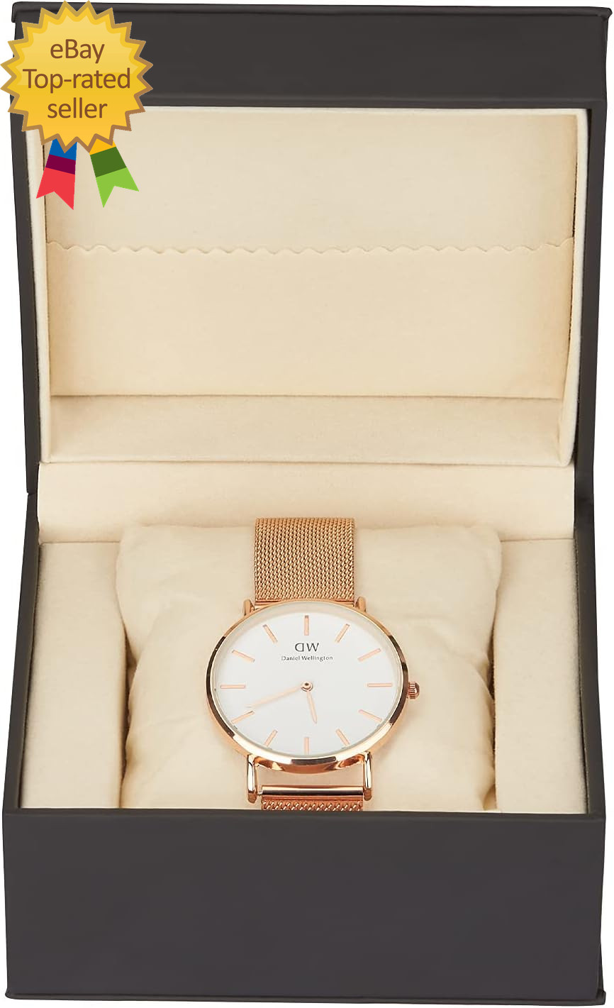Luxury Black Single Watch Gift Box with Pillow PU Leather Wristwatch Display Cas