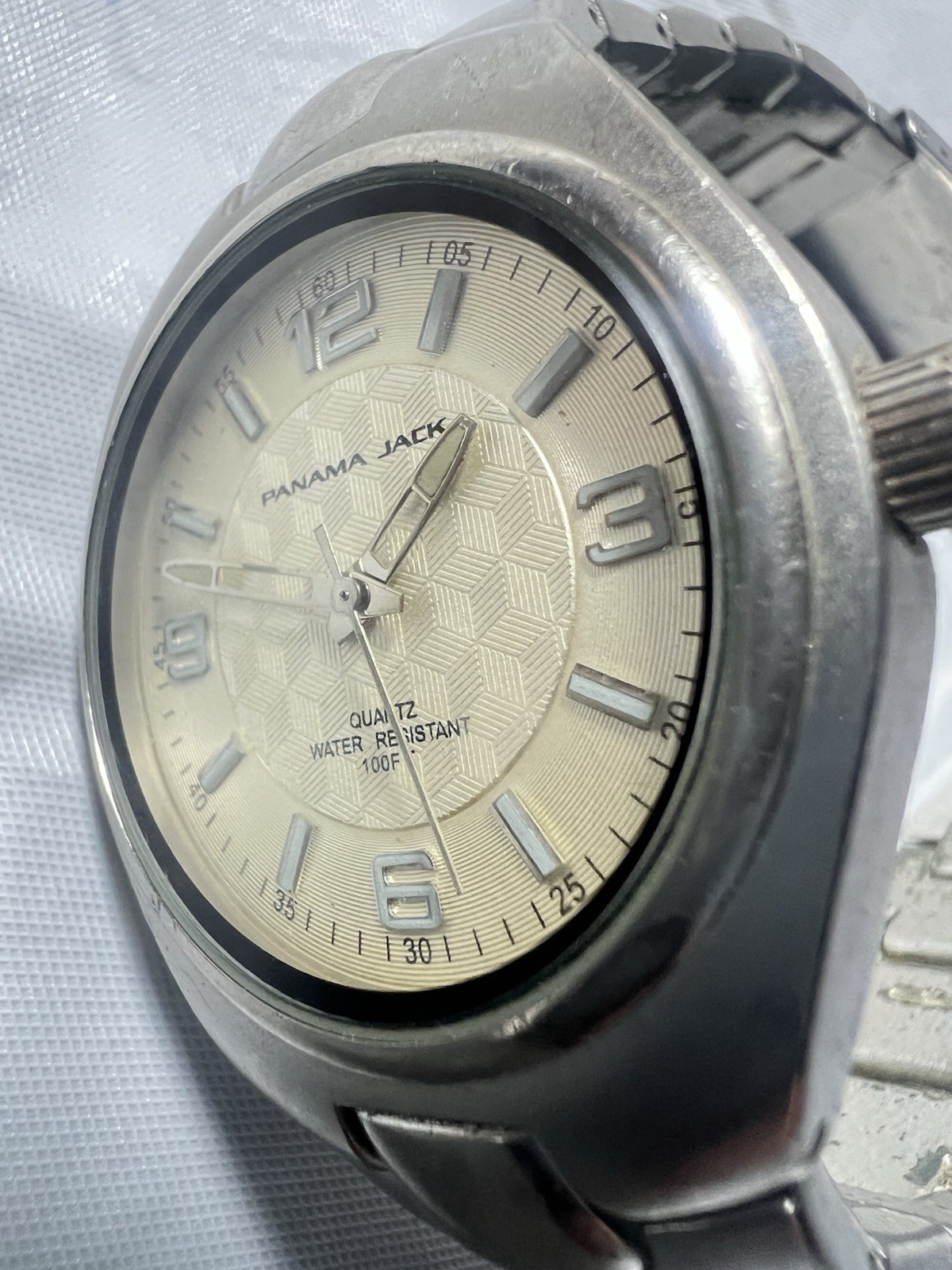 Panama Jack Men’s Watch,39mm Case,WR30M,st/steel,since 1974,V377,new Battery.