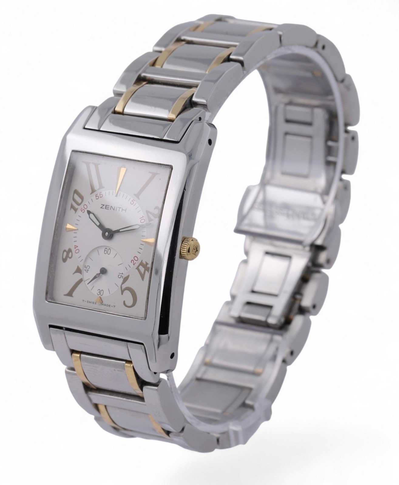 Zenith Port Royal V Quartz – 18ct Gold & Steel – 53.0250.887 – 29mm x 44mm