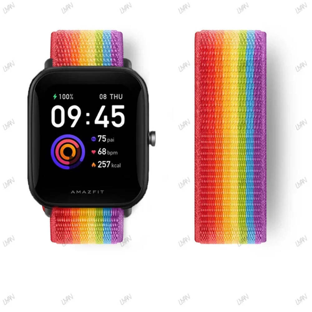 20mm/22mm watch band For Amazfit GTR/GTS 4-3-2-2e/GTR 42mm-47mm/bip-U-S-lite Nyl