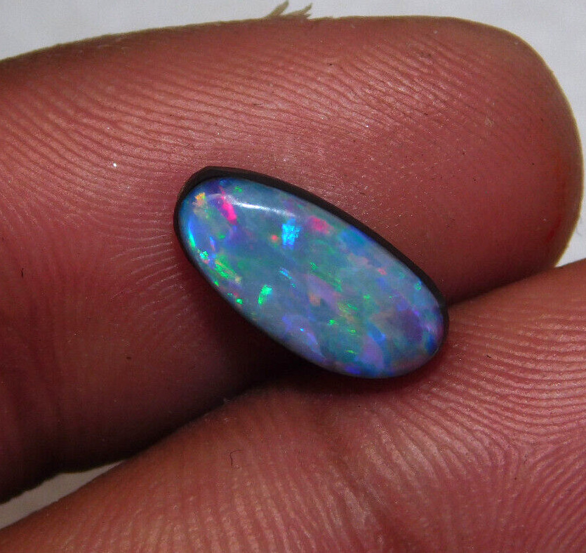 9.45 CT Doublet Australian Fire Opal Natural Gemstone Cabochon AA+ Quallity