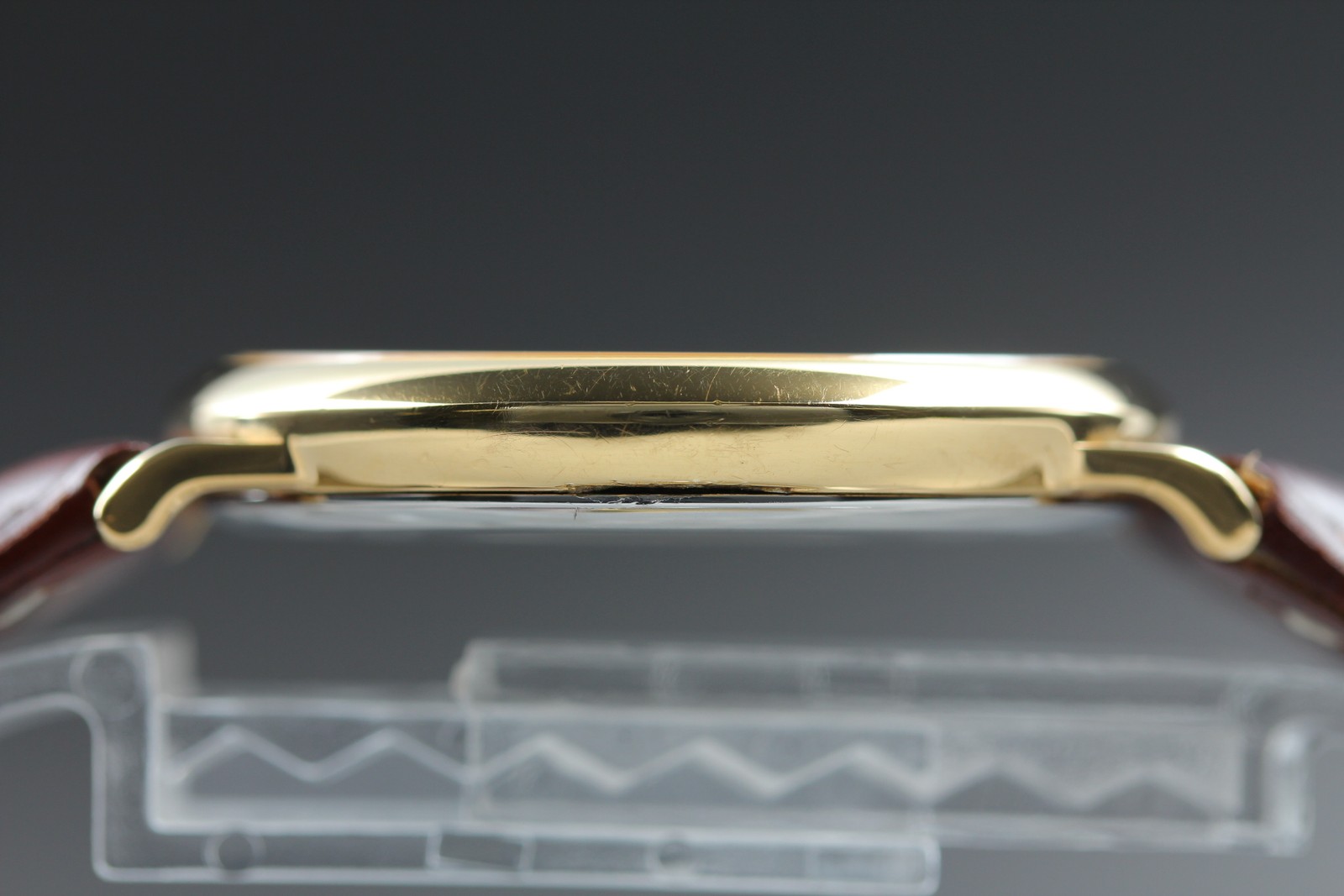 1991 Near MINT OMEGA De Ville 196.0312.1 Gold Dial Date 33mm Quartz Men’s Watch